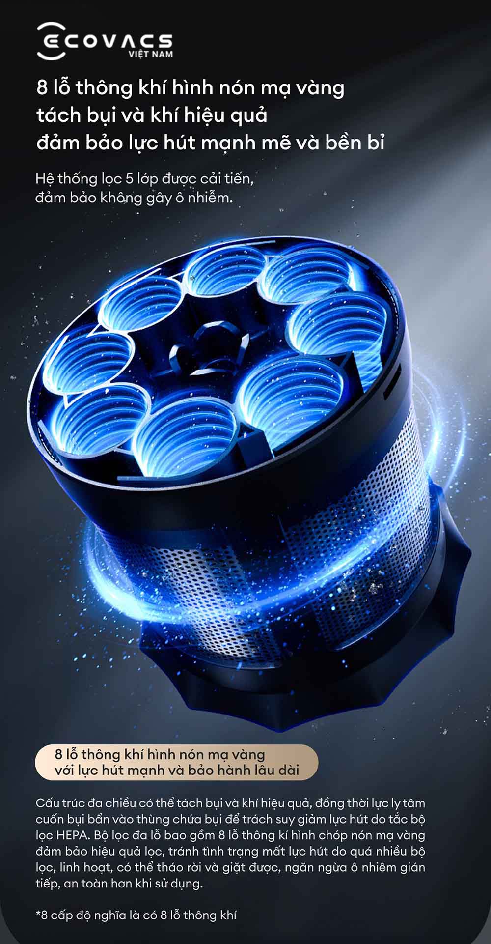 Tineco Floor One Switch S7 Stretch đặc tính sản phẩm 18