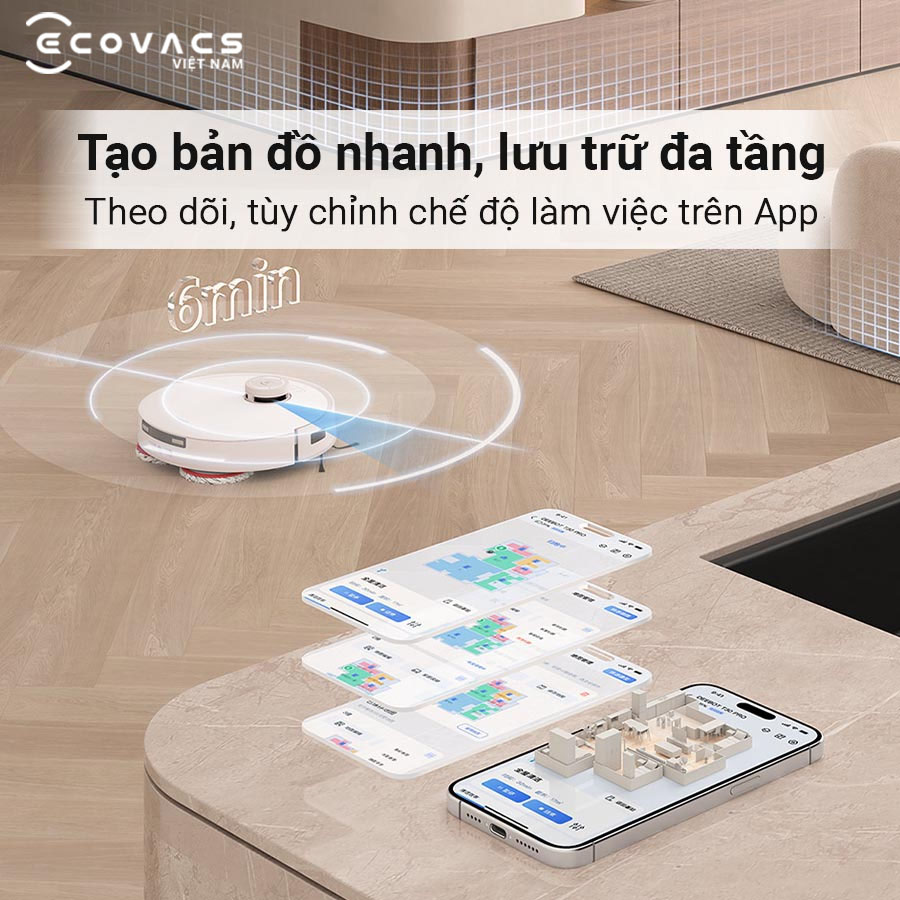 Ecovacs Deebot T30 Pro Omni đặc tính sản phẩm 11
