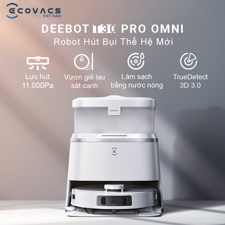 Ecovacs Deebot T30 Pro Omni đặc tính sản phẩm