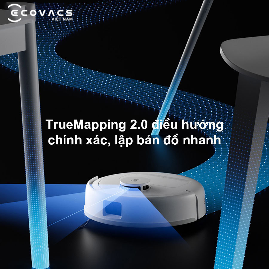robo Ecovacs Deebot Mini tránh vật cản chính xác