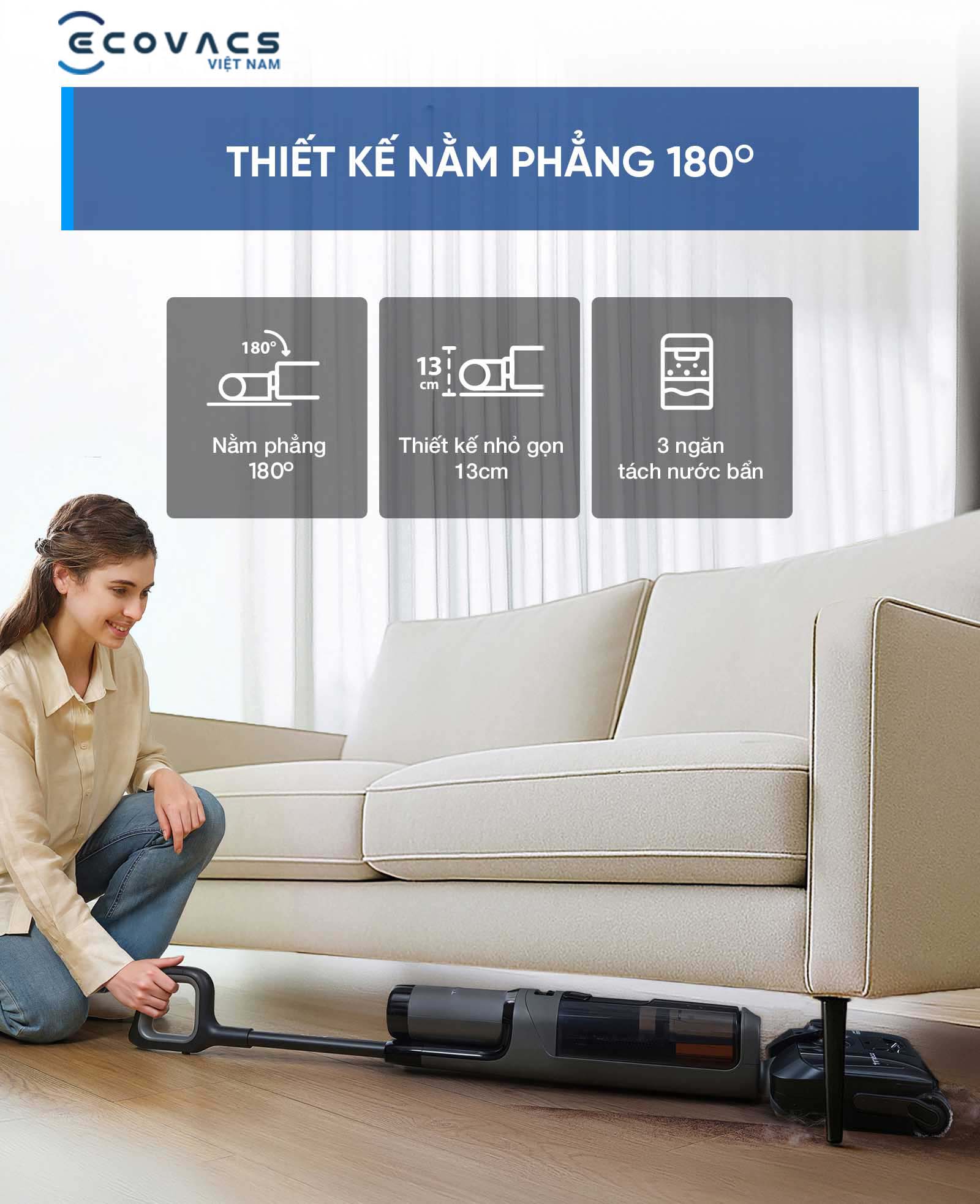 Tineco Floor One i6 Stretch Plus đặc tính 2