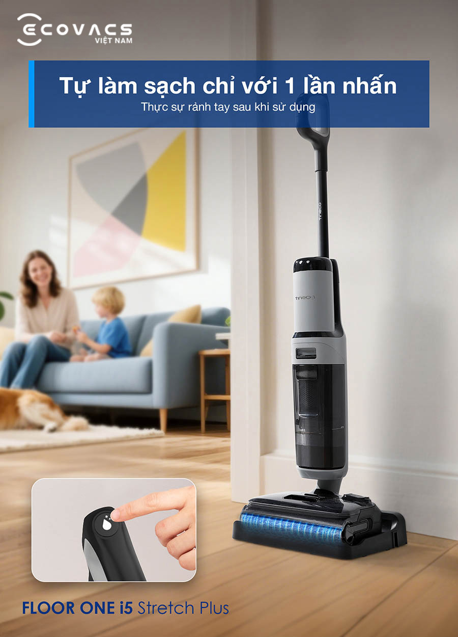 Tineco Floor One i5 Stretch Plus đặc tính 7