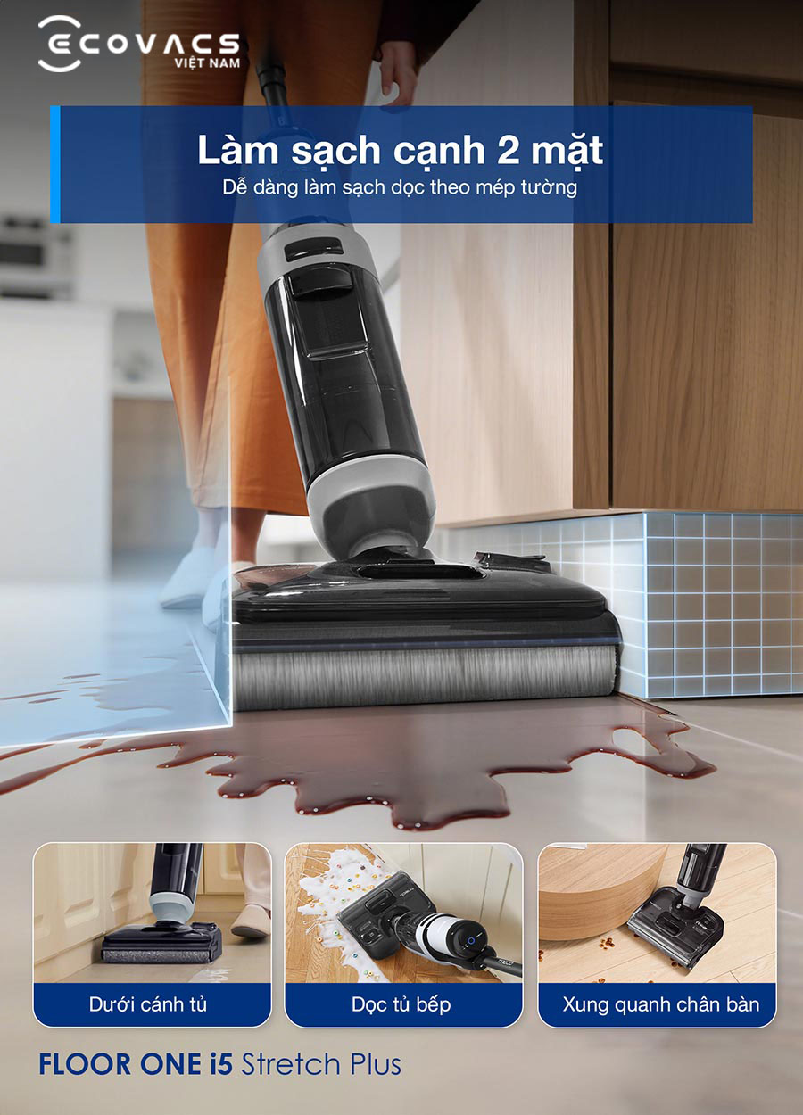 Tineco Floor One i5 Stretch Plus đặc tính 5