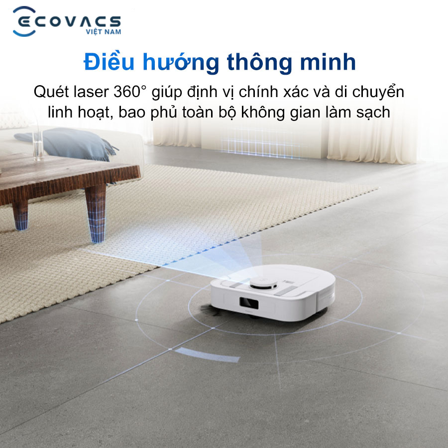 Ecovacs Deebot X5 Hybrid điều hướng thông minh
