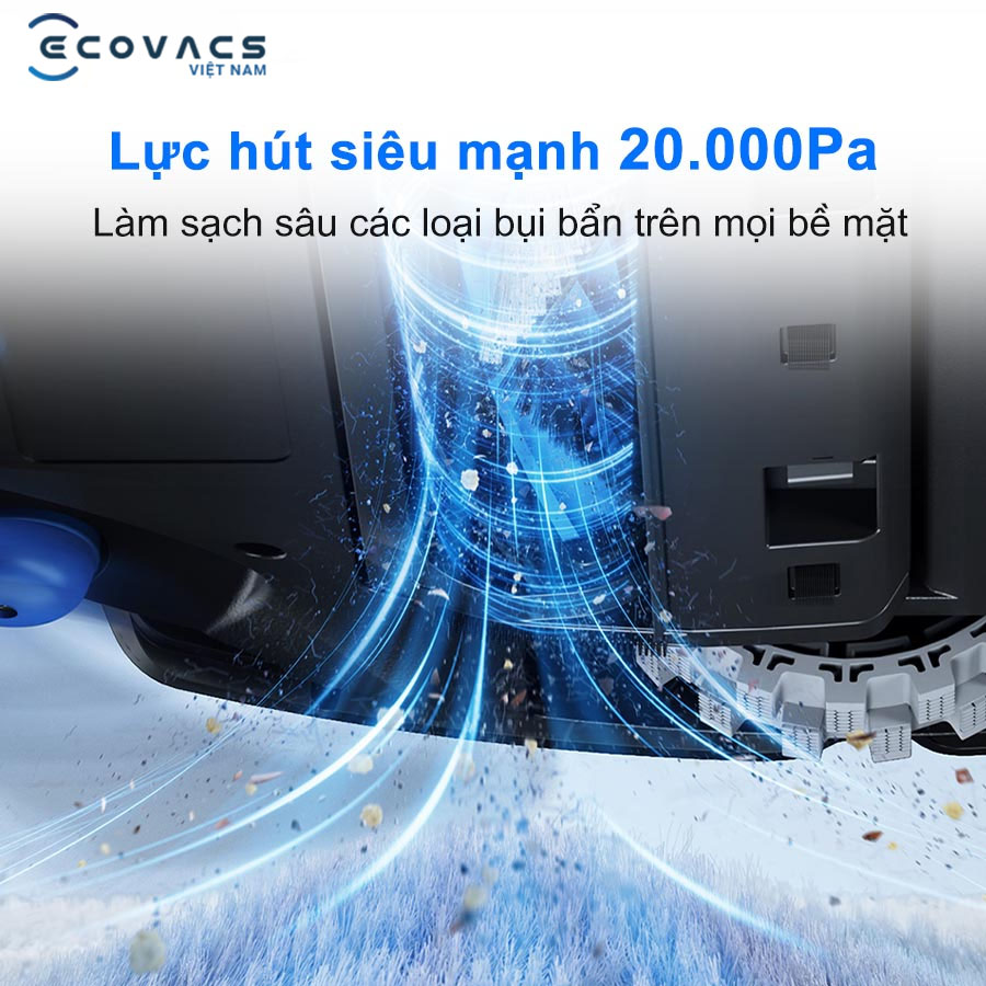 Robot Ecovacs Deebot T30C với lực hút siêu mạnh