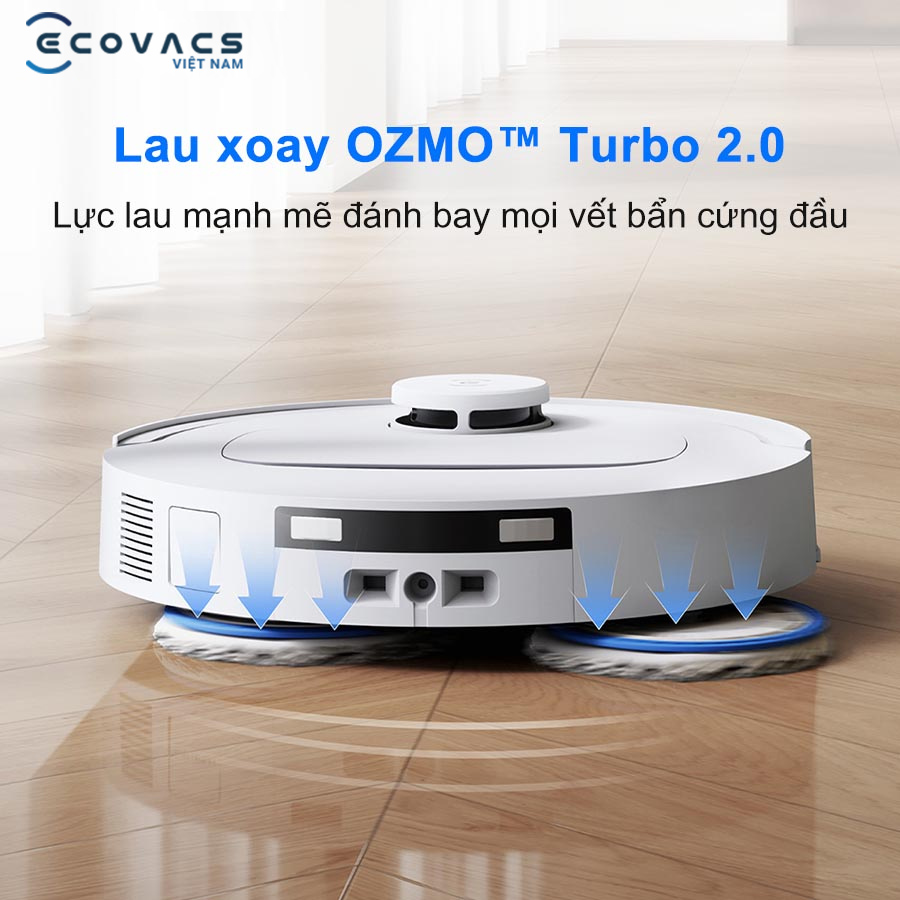 Robot Ecovacs Deebot T30C công nghệ lau xoay mới