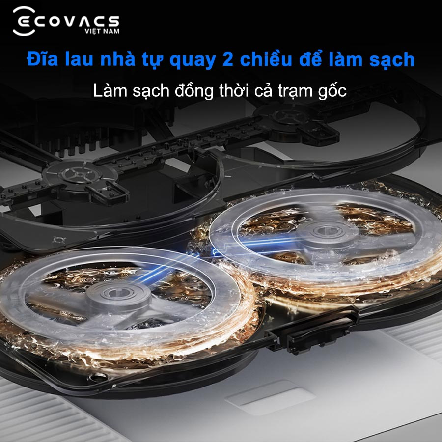 Robot Ecovacs Deebot T30C làm sạch sâu