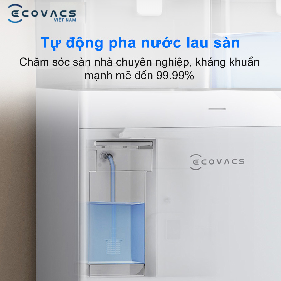 Robot Ecovacs Deebot T30C tự động pha nước lau sàn