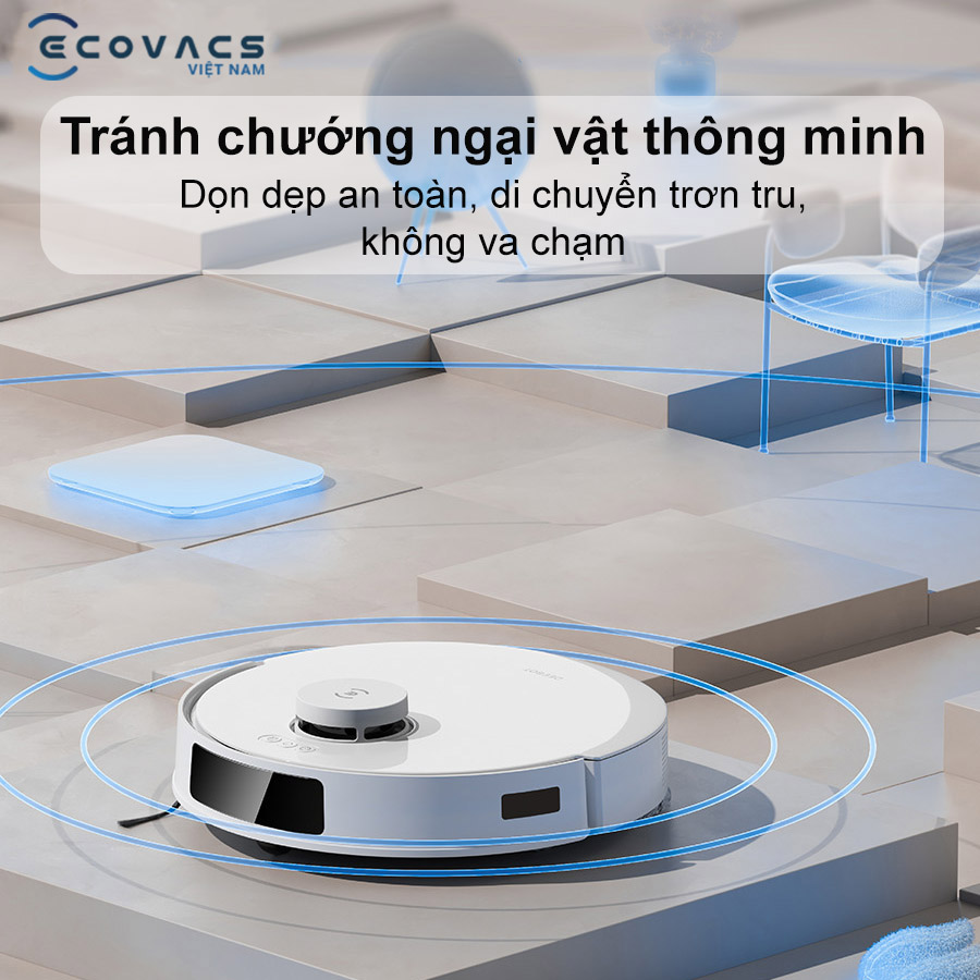 robot Ecovacs Deebot T30e Pro Omni tránh chướng ngại thông minh