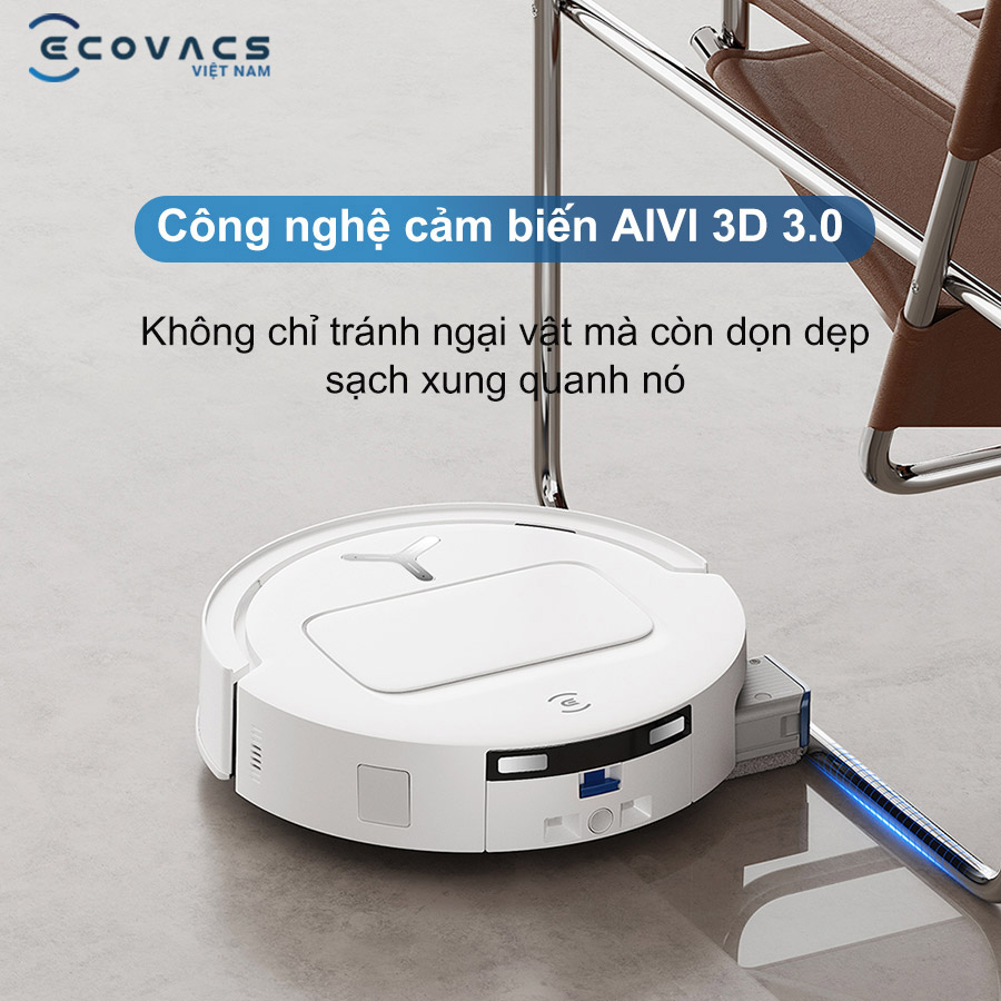 robot Ecovacs Deebot T80 Omni với công nghệ AIVI 3D 3.0