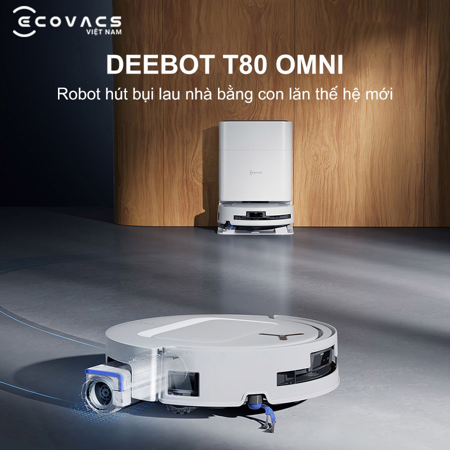 robot Ecovacs T80 Omni thế hệ mới