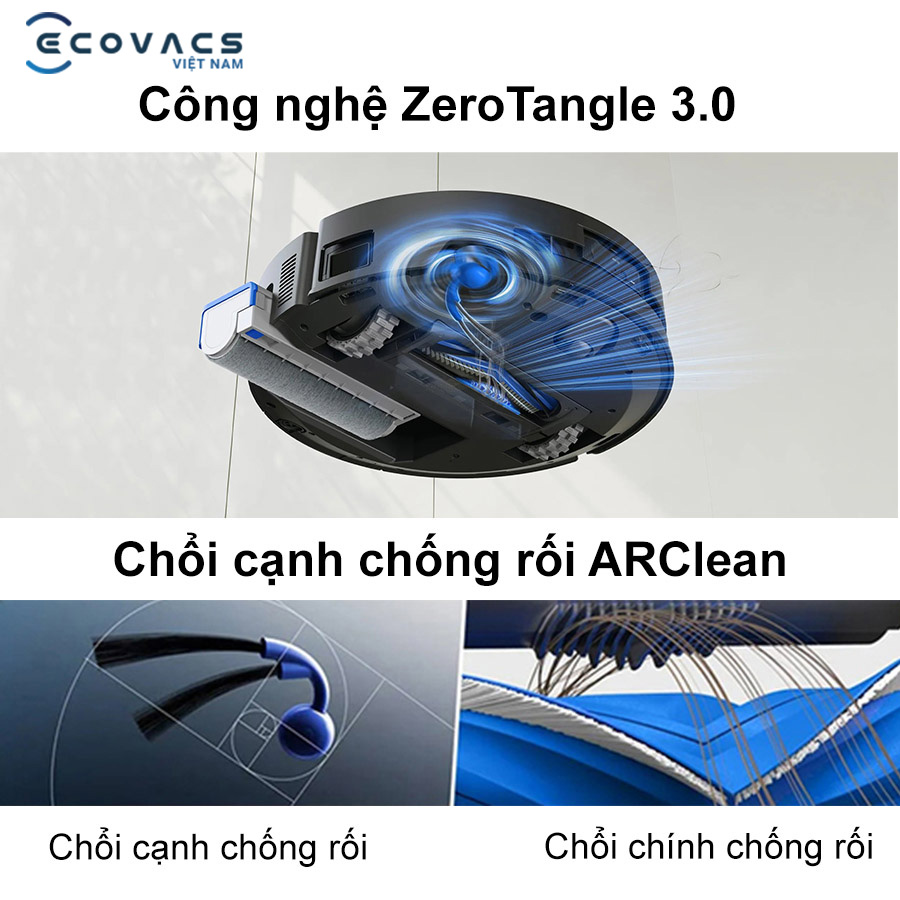 Ecovacs Deebot X9 Pro công nghệ chống rối