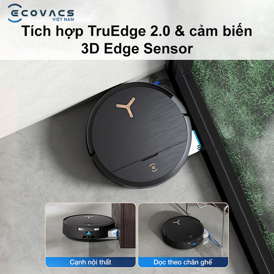 Ecovacs Deebot X9 Pro làm sạch sát cạnh