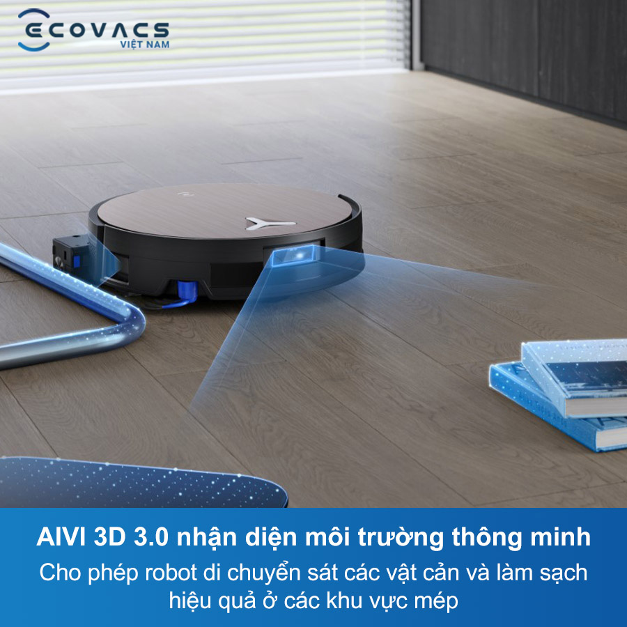 Robot Ecovacs Deebot X11 OmniCyclone nhận diện môi trường thông minh