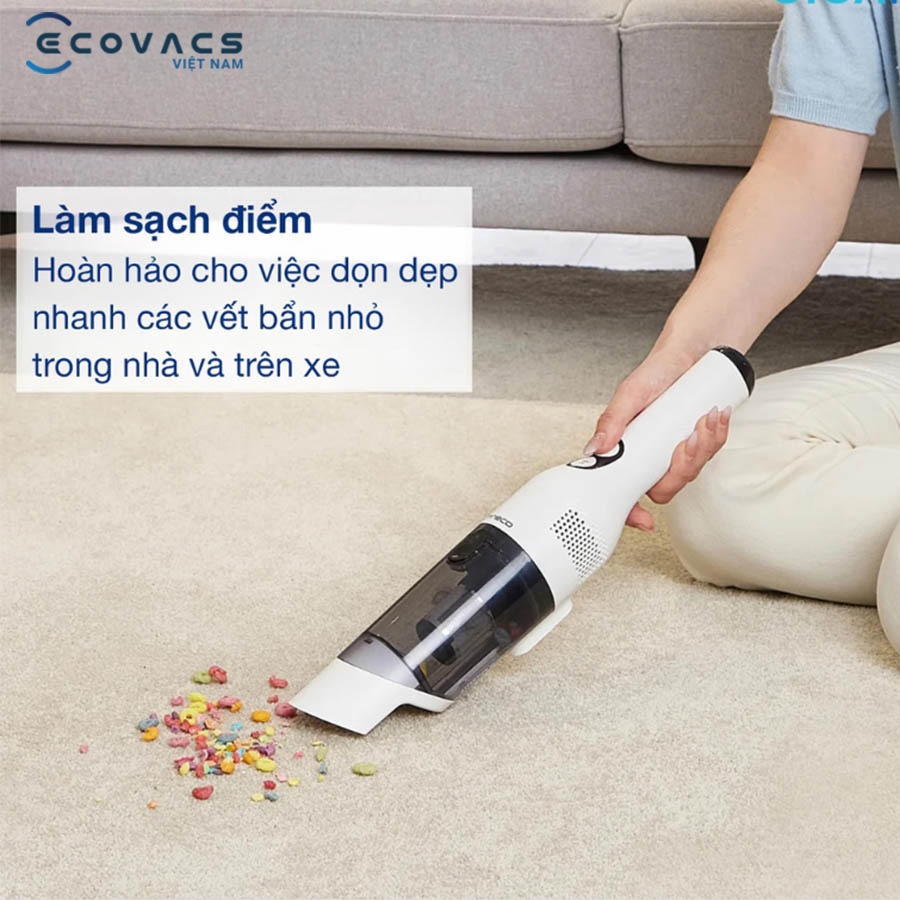 Tineco Go Mini đặc điểm dọn nhanh bụi nhỏ