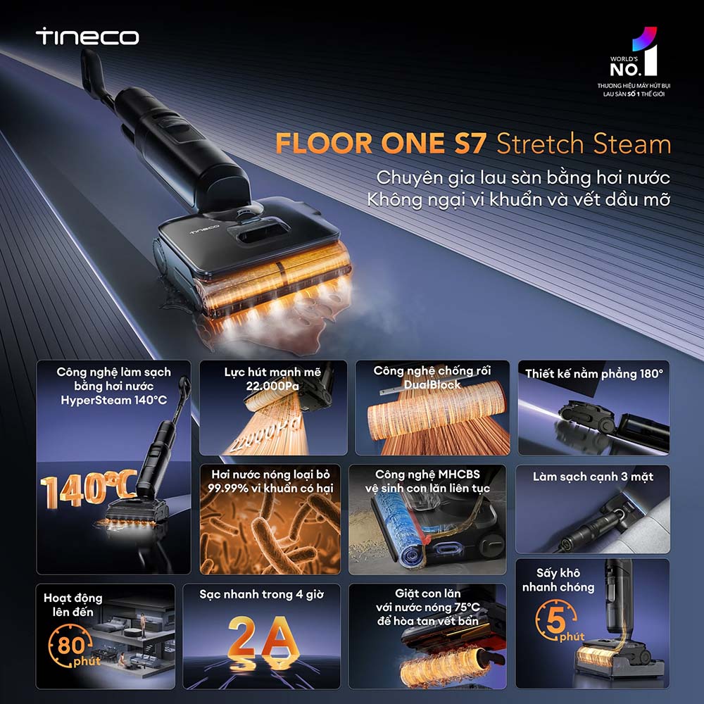 Tineco Floor One S7 Stretch Steam