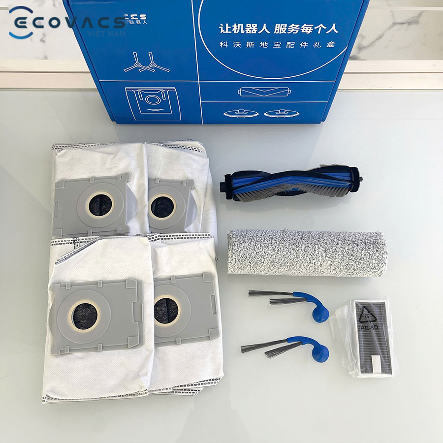 Bộ phụ kiện Robot hút bụi lau nhà Ecovacs Deebot T80 Omni