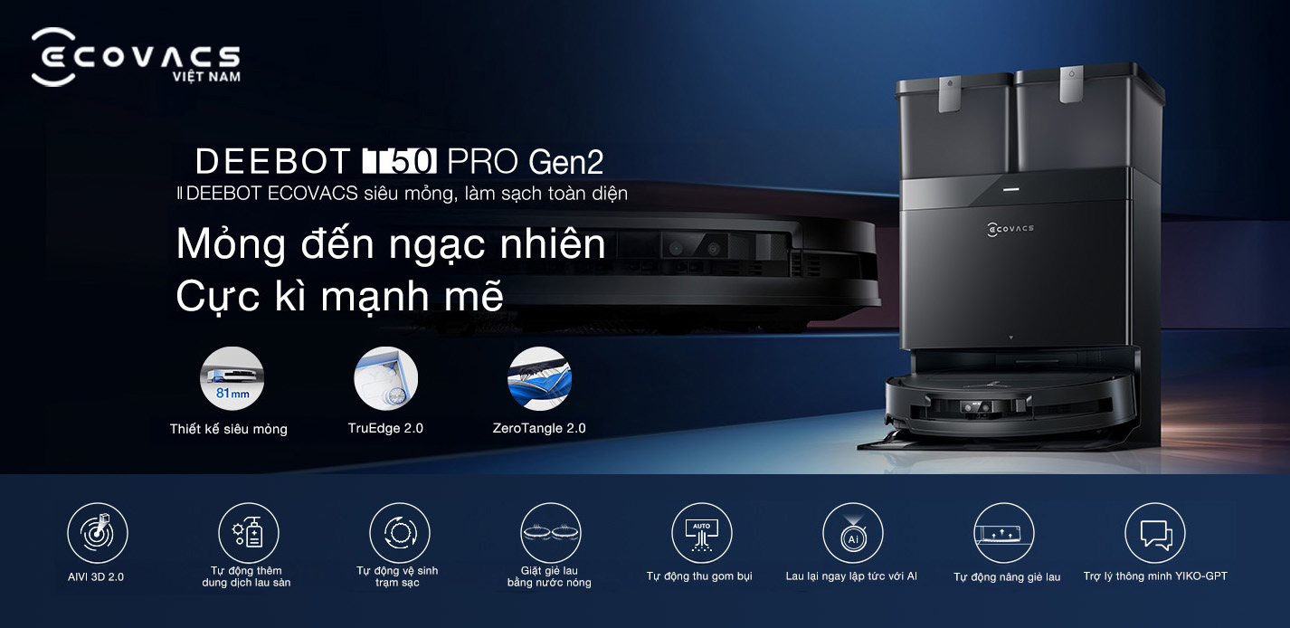 Ecovacs Deebot T50 Pro Omni Gen 2