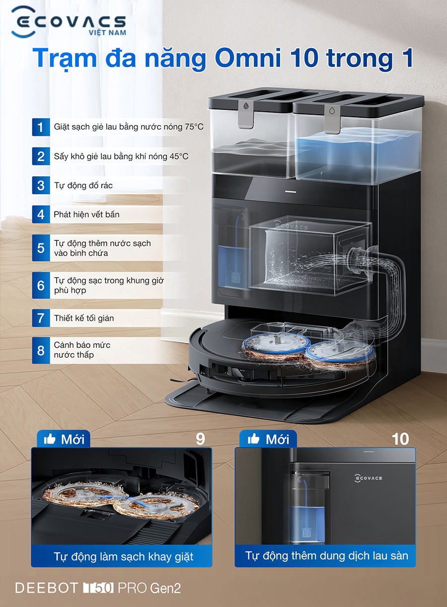 Ecovacs Deebot T50 Pro Omni Gen 2