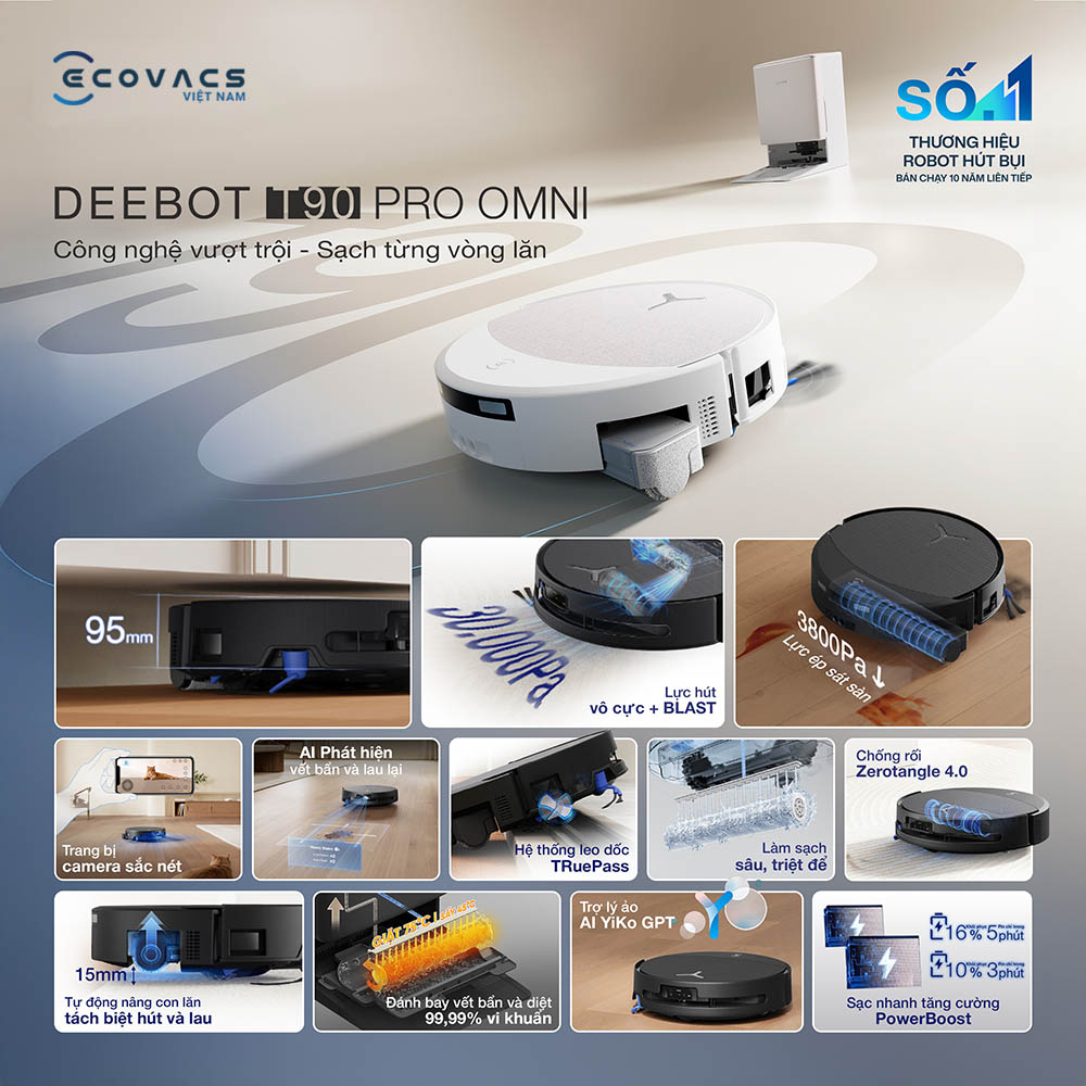 Ecovacs Deebot T90 Pro Omni