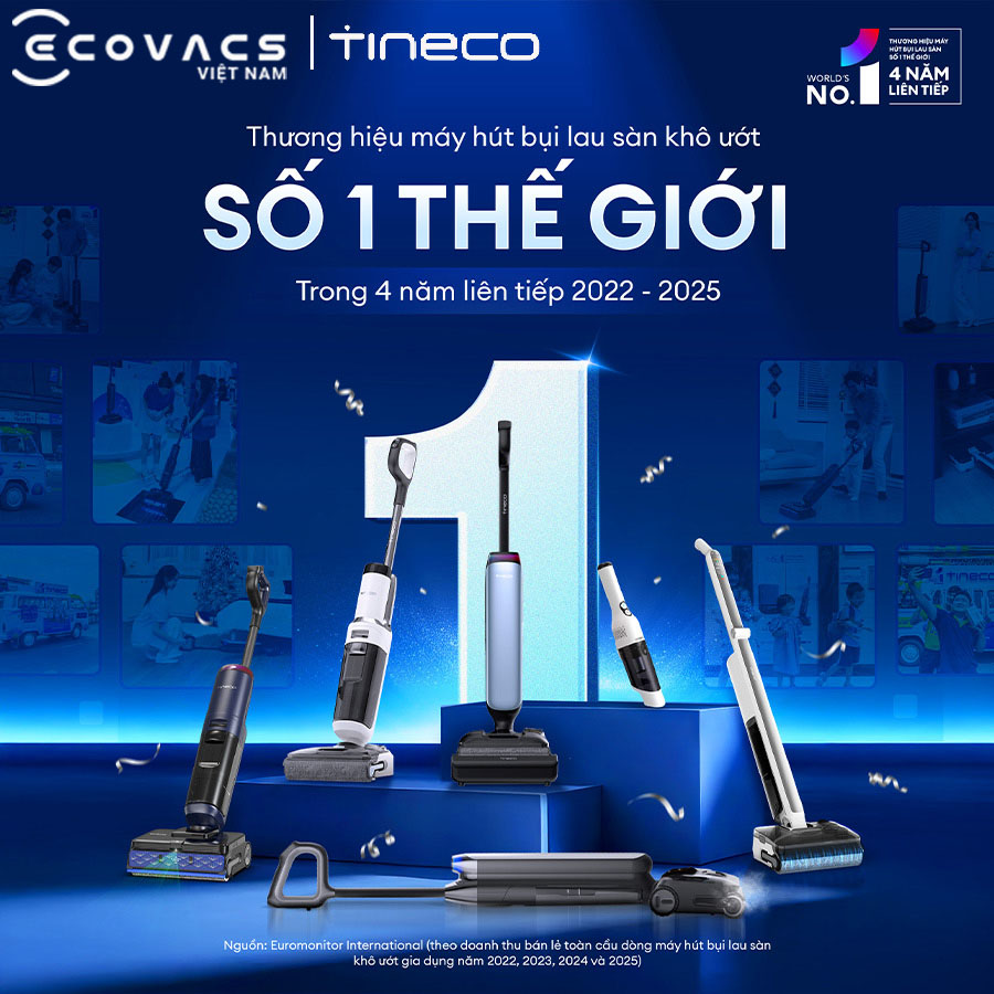Máy hút bụi lau nhà Tineco Floor One S6 Stretch Max