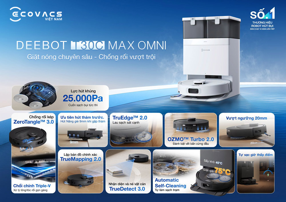 Ecovacs Deebot T30C Max Omni