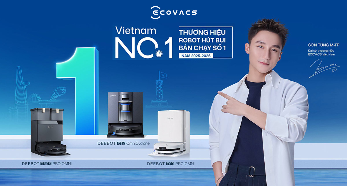 Robot hút bụi lau nhà Ecovacs